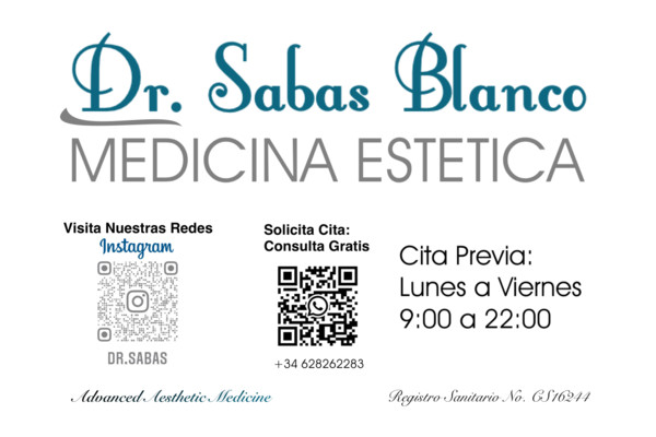 Placa de empresa de metacrilato Sabas José Blanco Hernández - 30x21 cm
