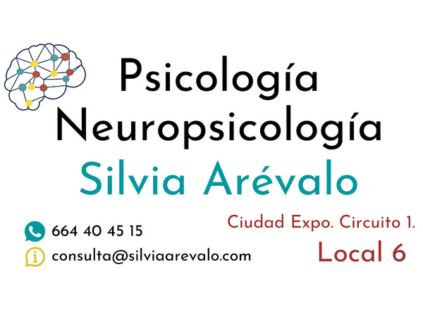 Placas de empresa de metacrilato - 24 horas Silvia Arévalo Psicología - 40x30 cm
