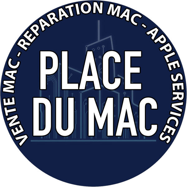 Banderola sin iluminación redonda dos caras Place du Mac - 50x50 cm