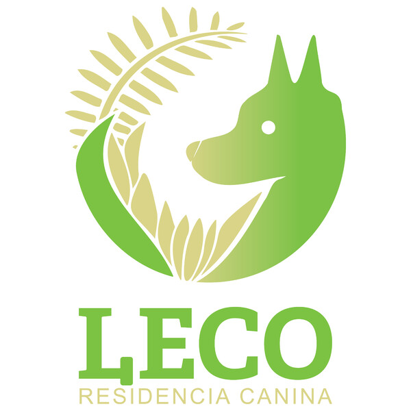 Impresión sobre Glasspack Residencia canina LECO - 45x45 cm