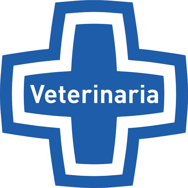 Banderola Cruz para Veterinarias Clinica veterinaria Dr Eugenio Cabezas - Madrid 70x70 cm