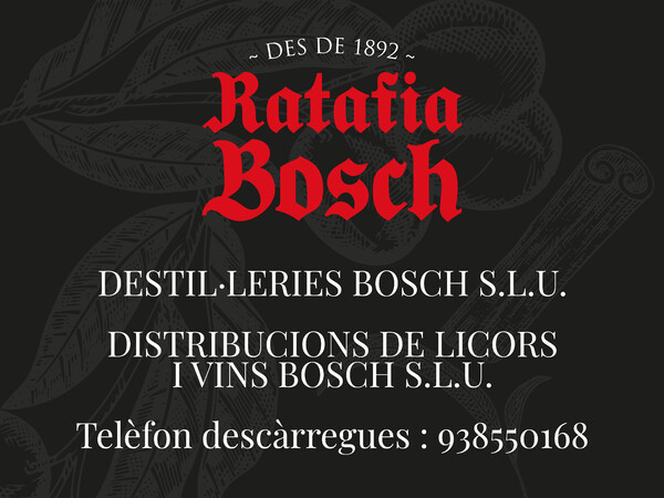 Placa de empresa de metacrilato DESTIL·LERIES BOSCH S.L.U. - 40x30 cm