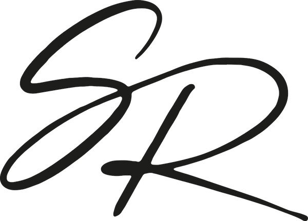 Letras recortadas PVC negro Rafael Sánchez Rodríguez - 71x51 cm