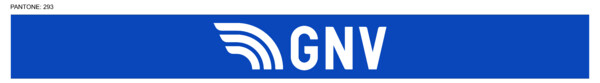 Rótulo luminoso una cara GNV - GRANDI NAVI VELOCI - 453x50 cm