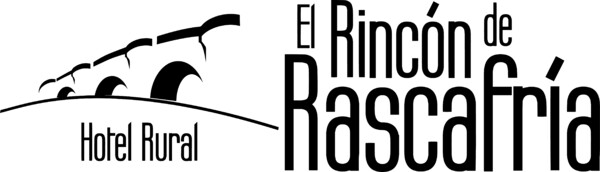 Letras recortadas de PVC blanco Hotel Rural El Rincón de Rascafría - 192x55 cm
