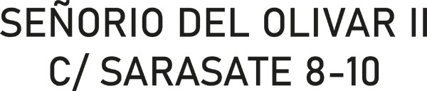 Letras recortadas de acero Comunidad Propietarios Señorio del  Olivar II - Madrid 93x20 cm