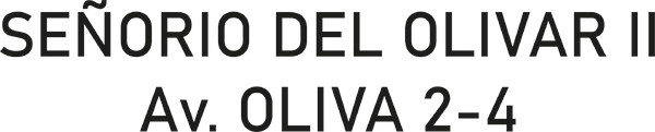 Letras recortadas de acero Comunidad Propietarios Señorio del  Olivar II - Madrid 99x20 cm