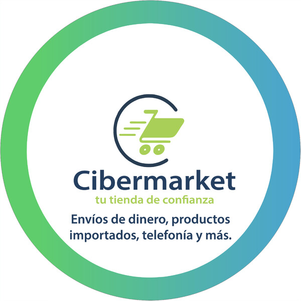 Rótulo luminoso redondo económico Cibermarket - 60x60 cm