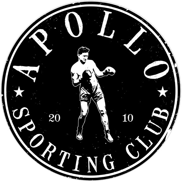 Banderola sin iluminación redonda dos caras Apollo Sporting Club Lyon - 70x70 cm