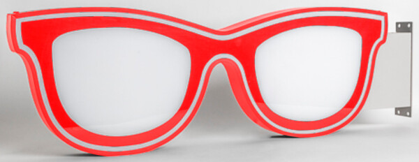 Banderola Luminosa Gafas para ópticas opticas optimas s.l.u. - Granada 93x33 cm