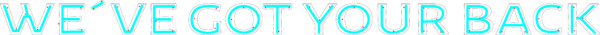 Letras corpóreas de PVC color luz indirecta GABRIELA ROBERTS - 206x12 cm