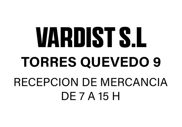 Placa de Empresa de Metacrilato VARDIST S.L - 30x21 cm