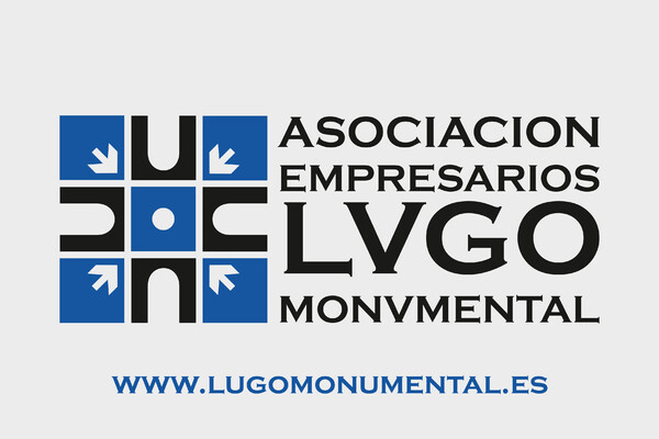 Placa de Empresa de Metacrilato Asociación de Empresarios Lugo Monumental - 30x20 cm