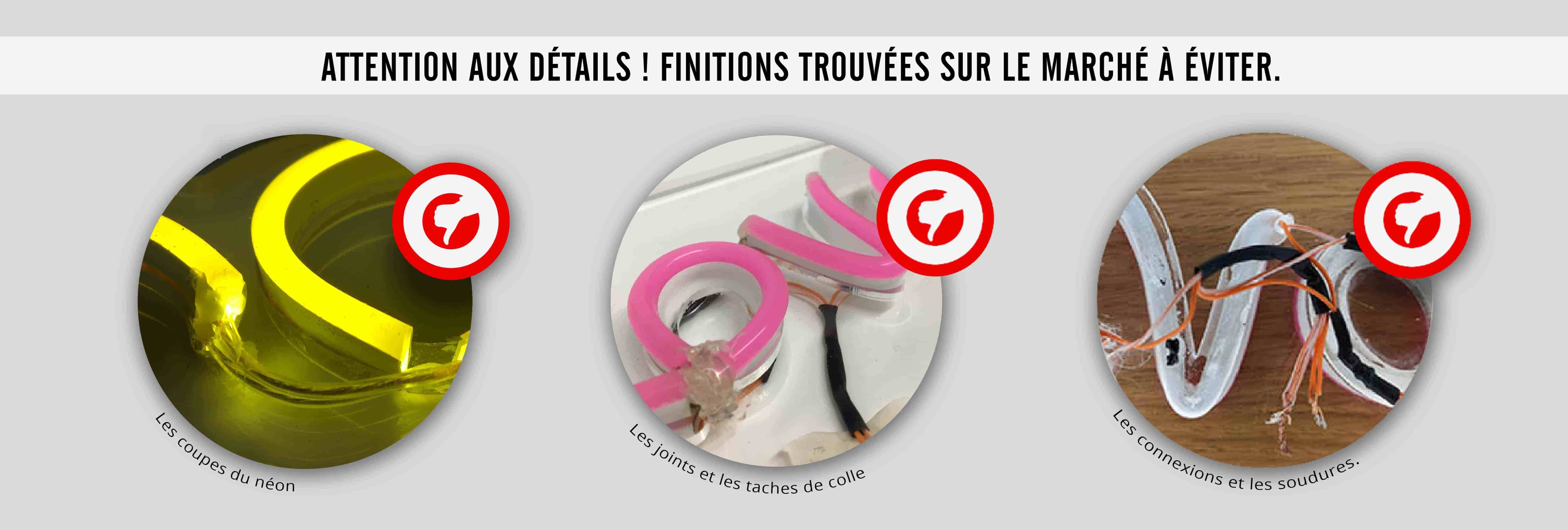 Enseignes lettres NEON FLEX LED avec les meilleures finitions